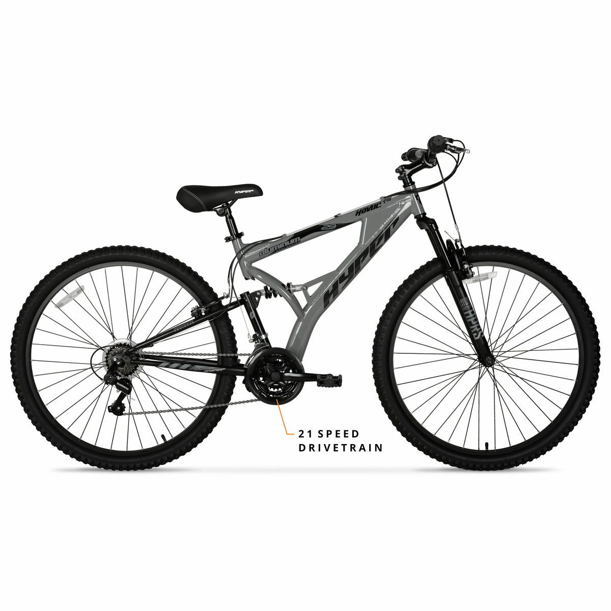 Hyper Bicycles 29" Men'S Havoc Mountain Bike, Gray - Product image 6