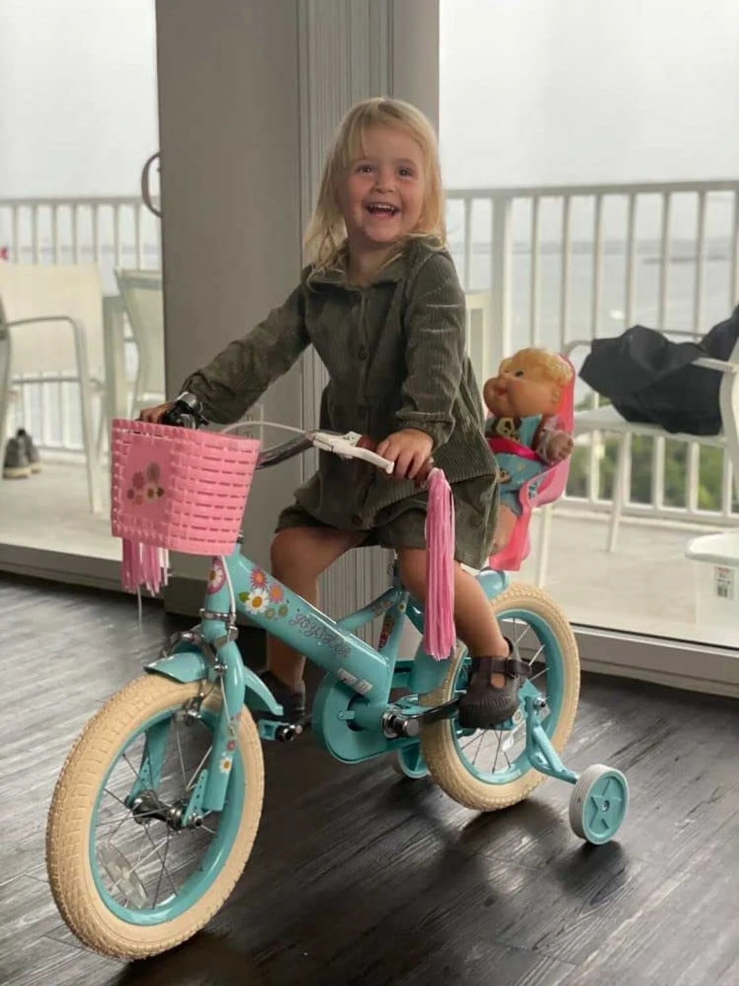 JOYSTAR Little Daisy 14 in Kids Bike for 3 4 5 Years Girls with Handbrake Children Princess Bicycle with - Product image 5
