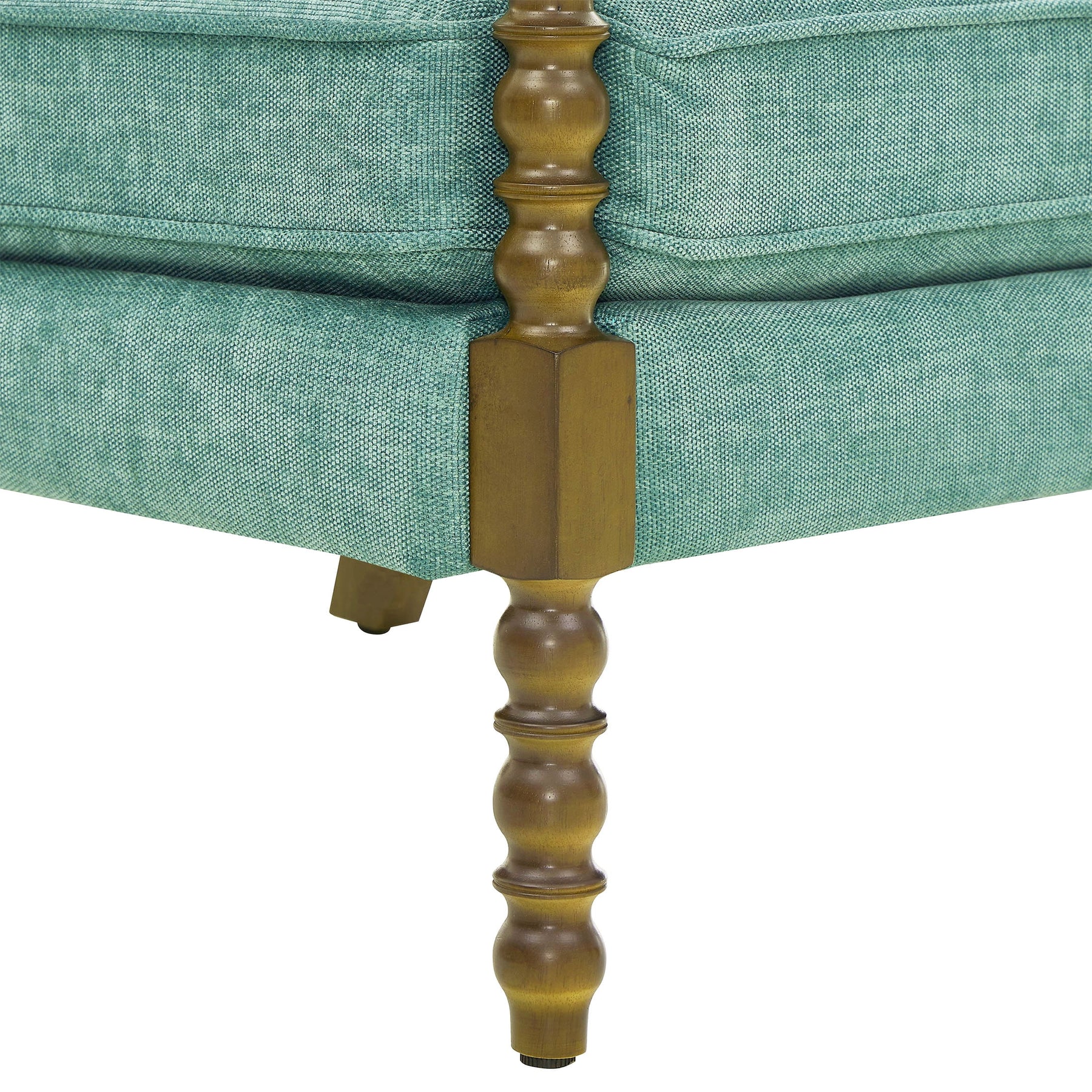 Pioneer Woman Harper Spindle Accent Chair, Jade Fabric Upholstery - Product image 8