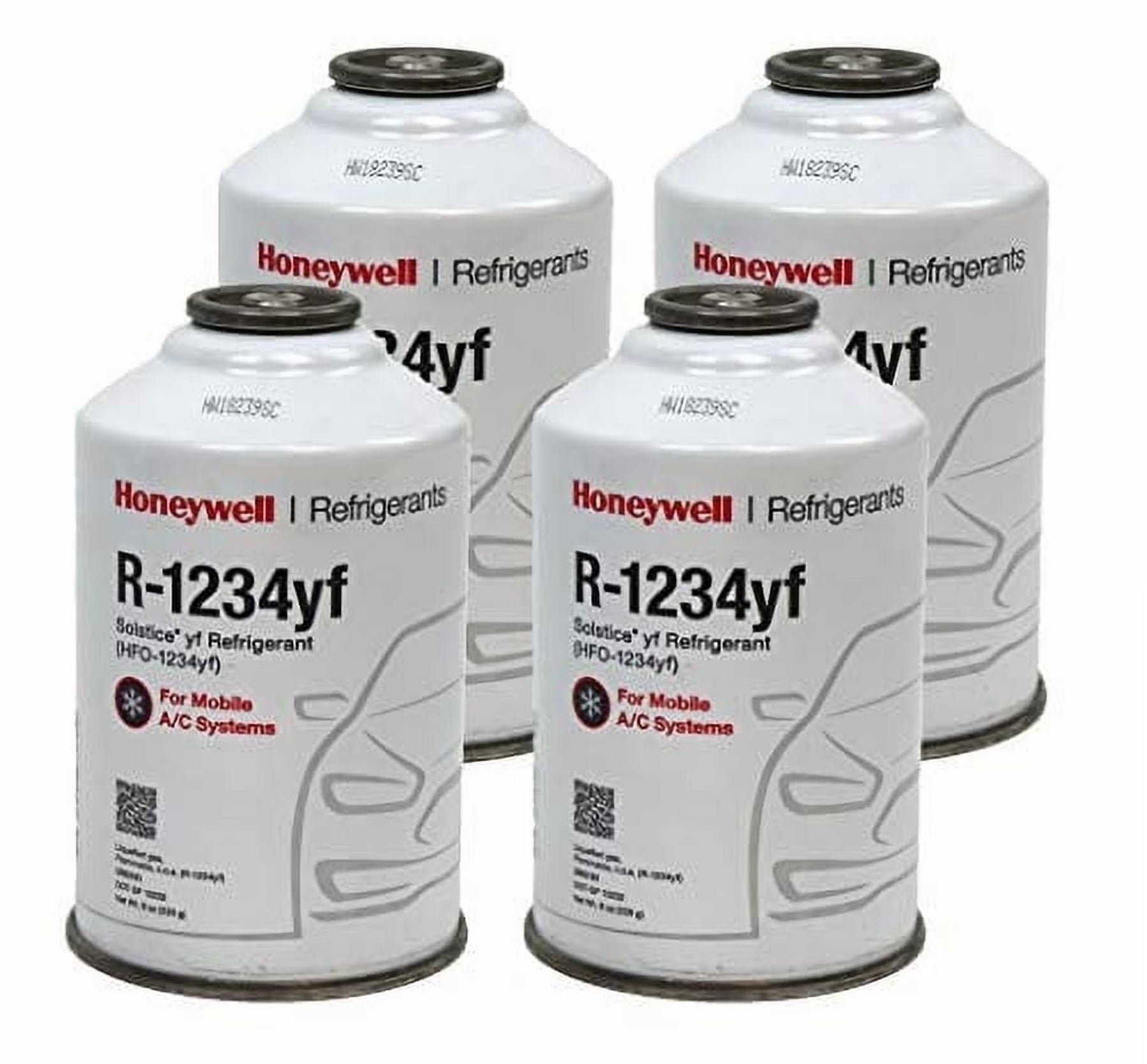 Honeywell R1234YF HFO - 1234yf Low Global Warming Potential 8 oz Automotive Refrigerant (4 Pack) - Product image 1