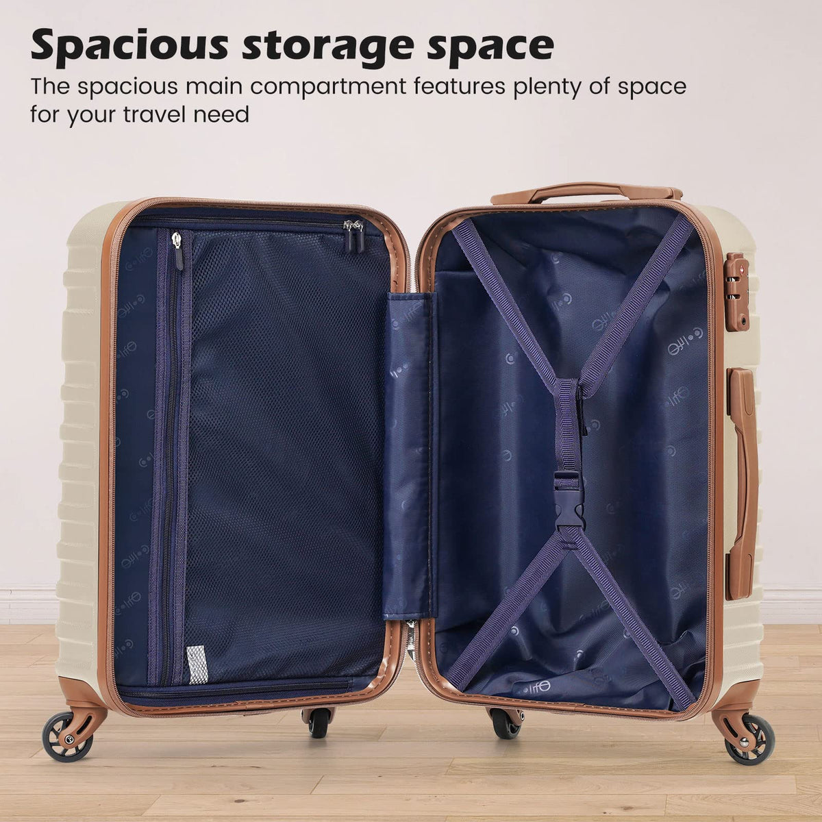 Coolife Suitcase Set 3 Piece Carry On Hardside Luggage - Product image 2