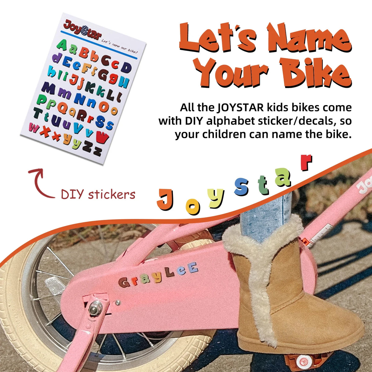JOYSTAR Little Daisy 14 in Kids Bike for 3 4 5 Years Girls with Handbrake Children Princess Bicycle with - Product image 7