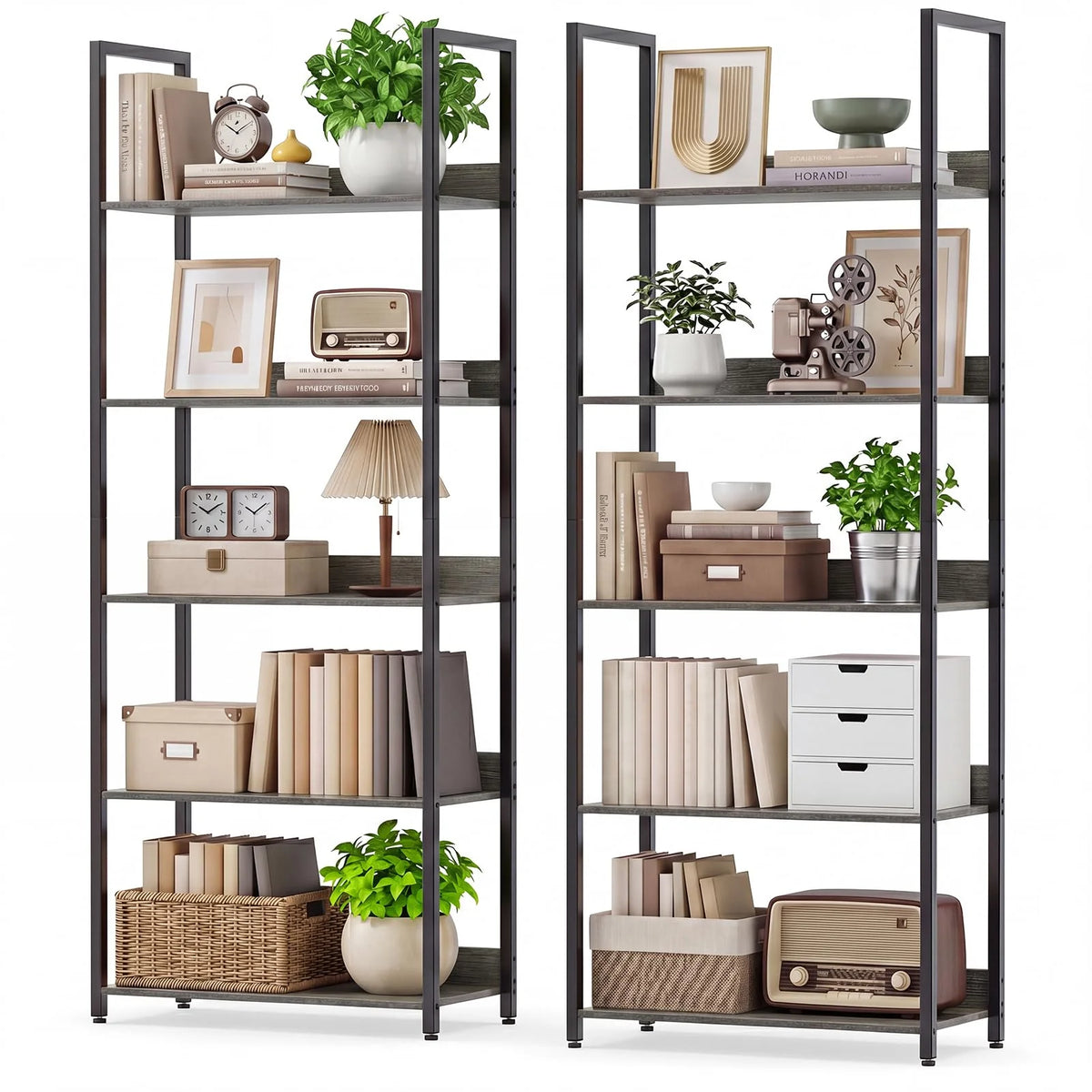 Tangkula 5-Tier Bookshelf for Living Room - Product image 10
