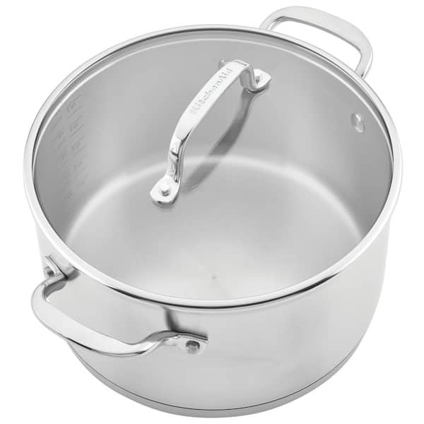 11-Piece 3-Ply Base Stainless Steel Cookware Set. Silver - Product image 9