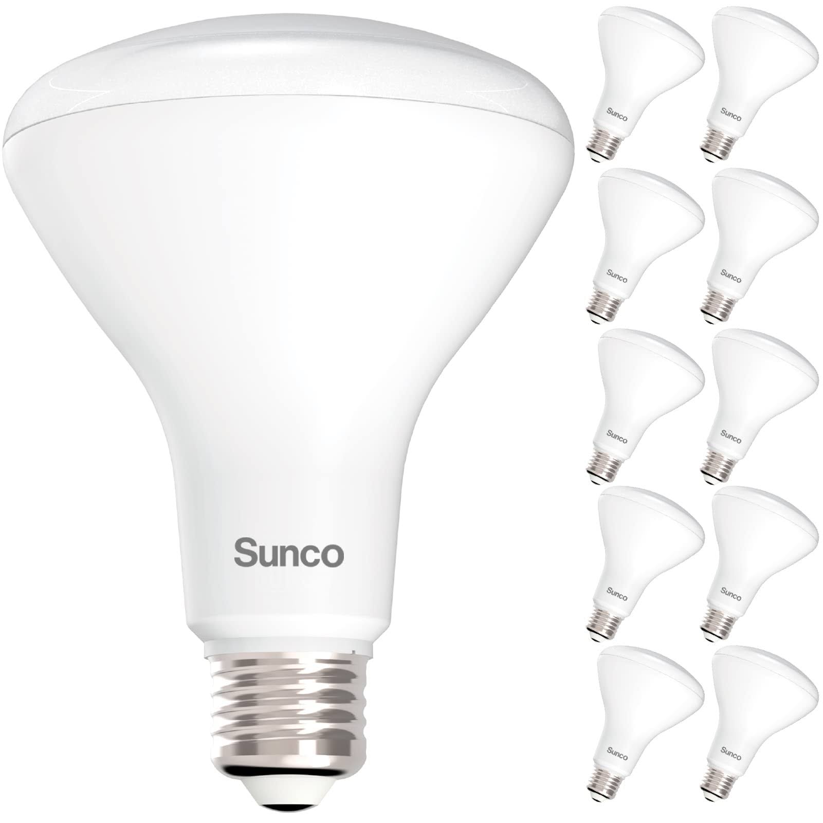 Sunco Lighting 10 Pack BR30 LED 11watt 65W Equivalent 5000K Daylight Dimmable Indoor Outdoor 850 Lumens - Product image 1