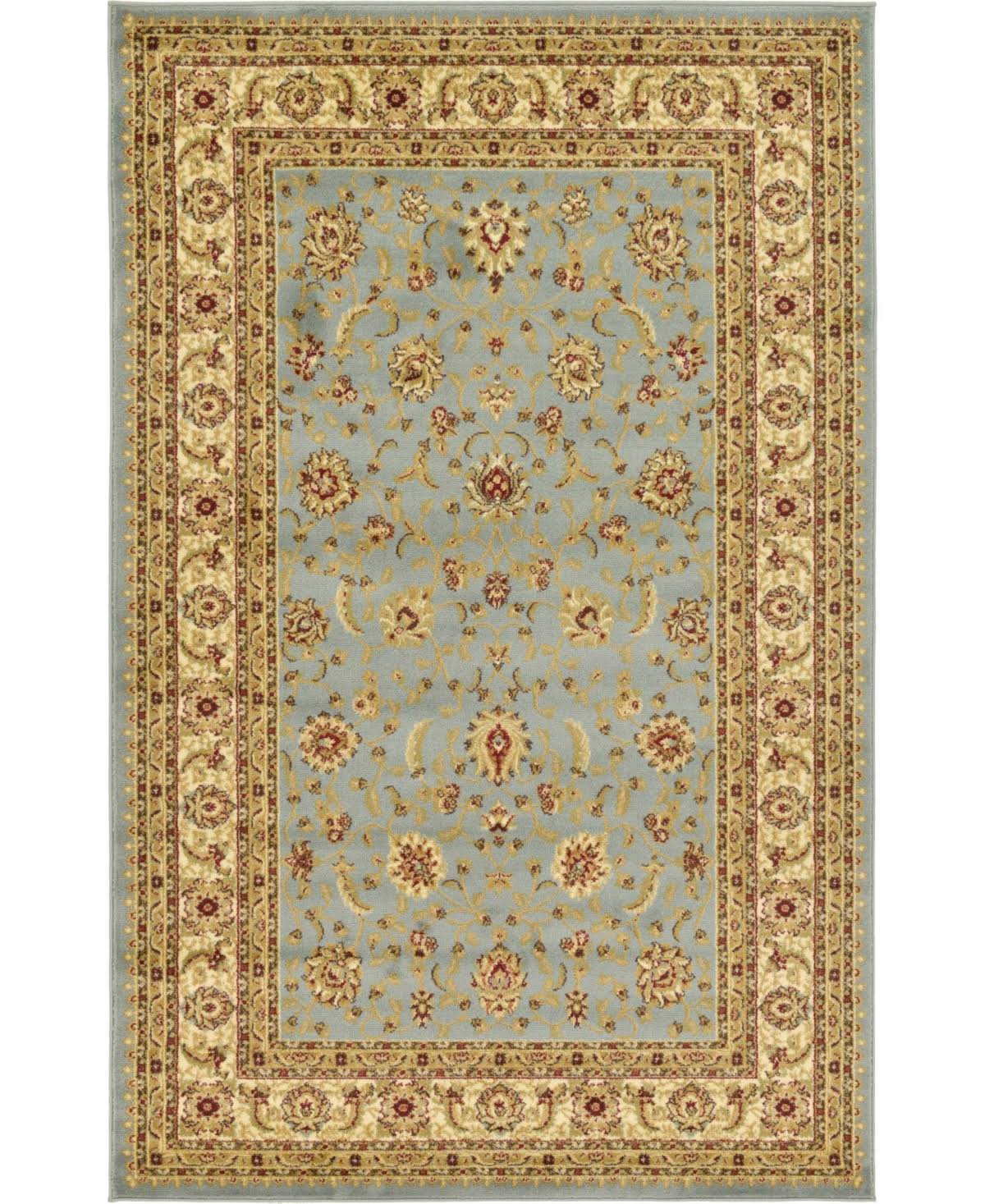 Unique Loom St. Louis Voyage Area Rug - 5' x 8' Light Blue - Product image 1