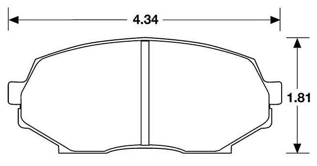 Hawk Performance HB148 Series Brake Pad
