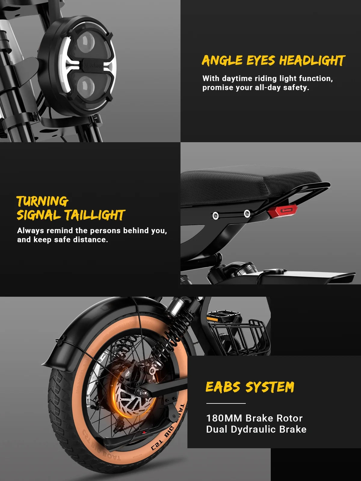 Luckeep M5 Electric Bike for Adults/Teen, 1500W Peak Motor, Max 32MPH, 48V 15AH Battery - Product image 18