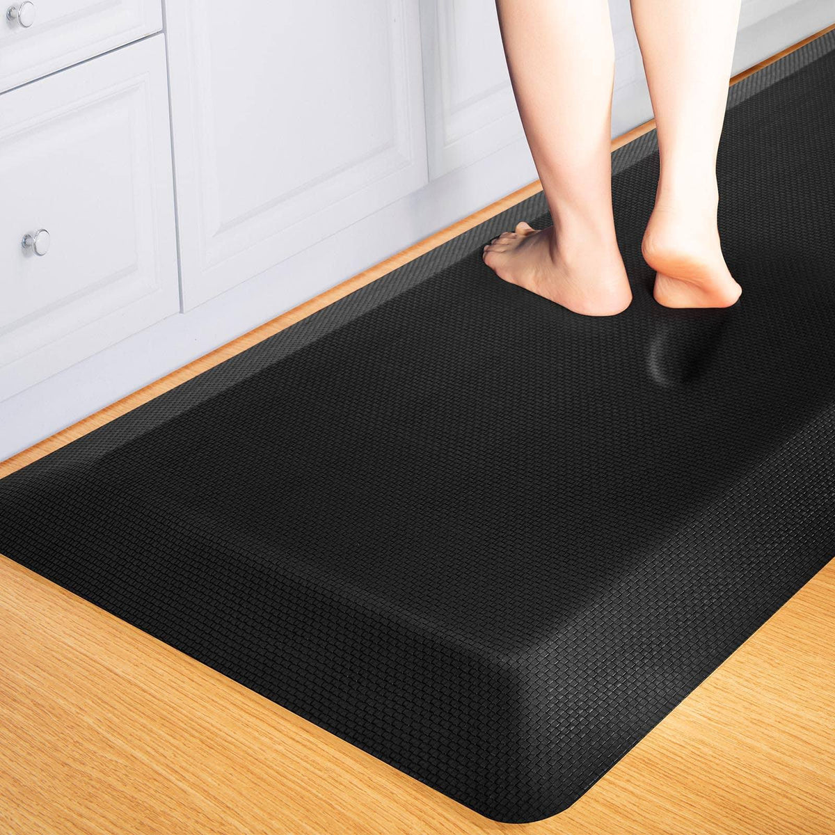 Anti Fatigue Mat Floor Kitchen Mat, FEATOL Standing Desk Mat Foam Cushioned Anti Fatigue Mats Comfort - Product image 1