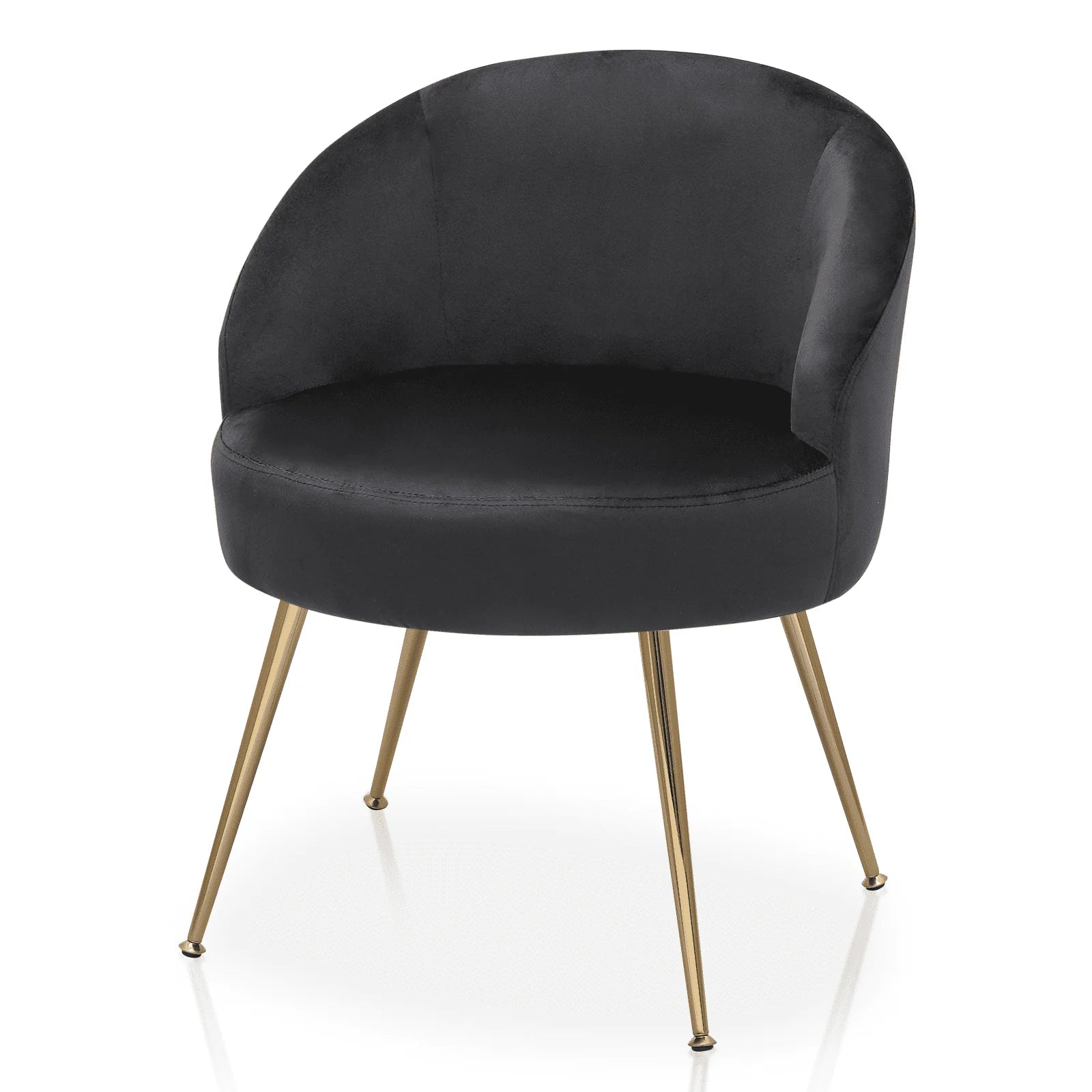 Monibloom Velvet Accent Chair, Modern Upholstered Single Sofa Side Chair - Product image 1