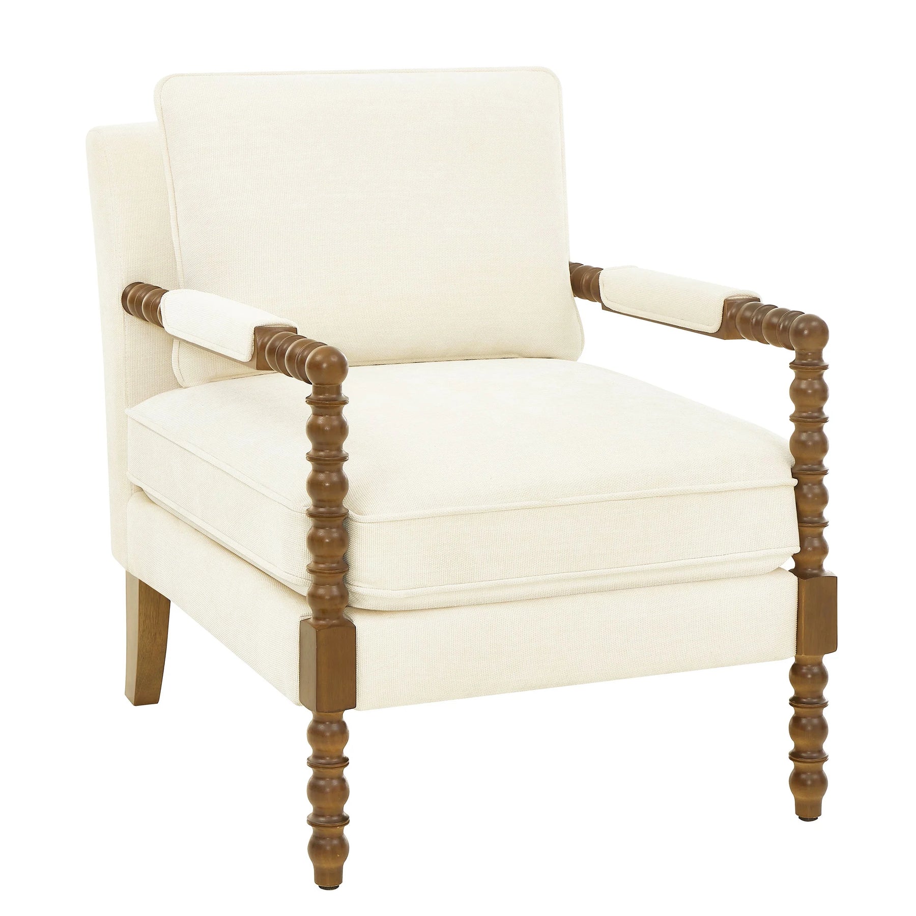 Pioneer Woman Harper Spindle Accent Chair, Jade Fabric Upholstery - Product image 14