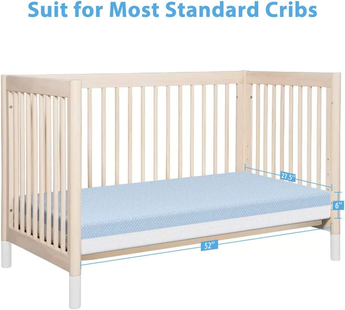 Dual Sided Crib and Toddler Mattress, 6 in 2 - in - 1 Foam Baby Mattress for Standard Full Size Crib - Product image 7