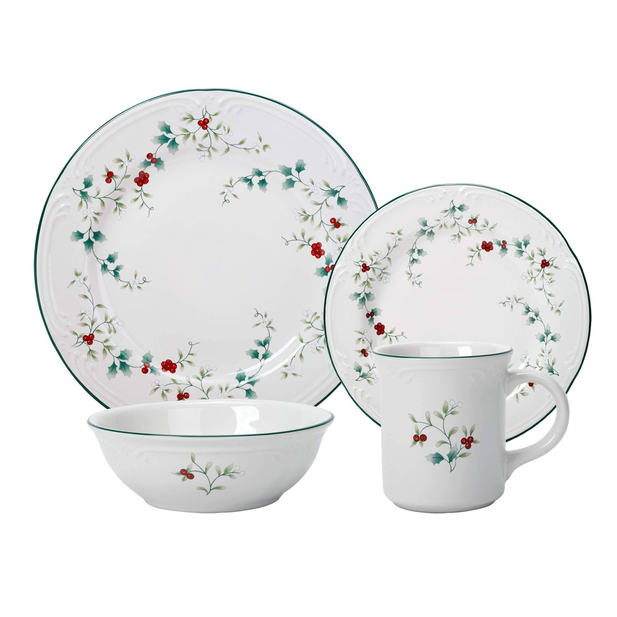 Pfaltzgraff Winterberry 16 Piece Dinnerware Set Service for 4 - Product image 1