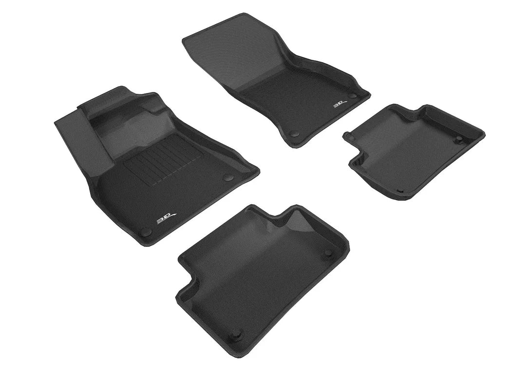 3D MAXpider L1AD04701509 - 2018-2020 Audi Q5 Kagu 1st 2nd Row Floormats - Black