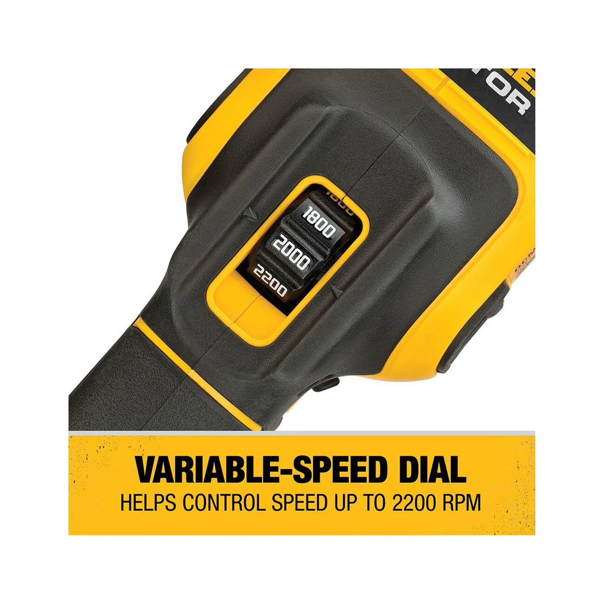 DEWALT 20V Max* XR Cordless Polisher, Rotary, Variable Speed, 7 - Inch, 180 Mm, Tool Only (DCM849B) C30 - Product image 3