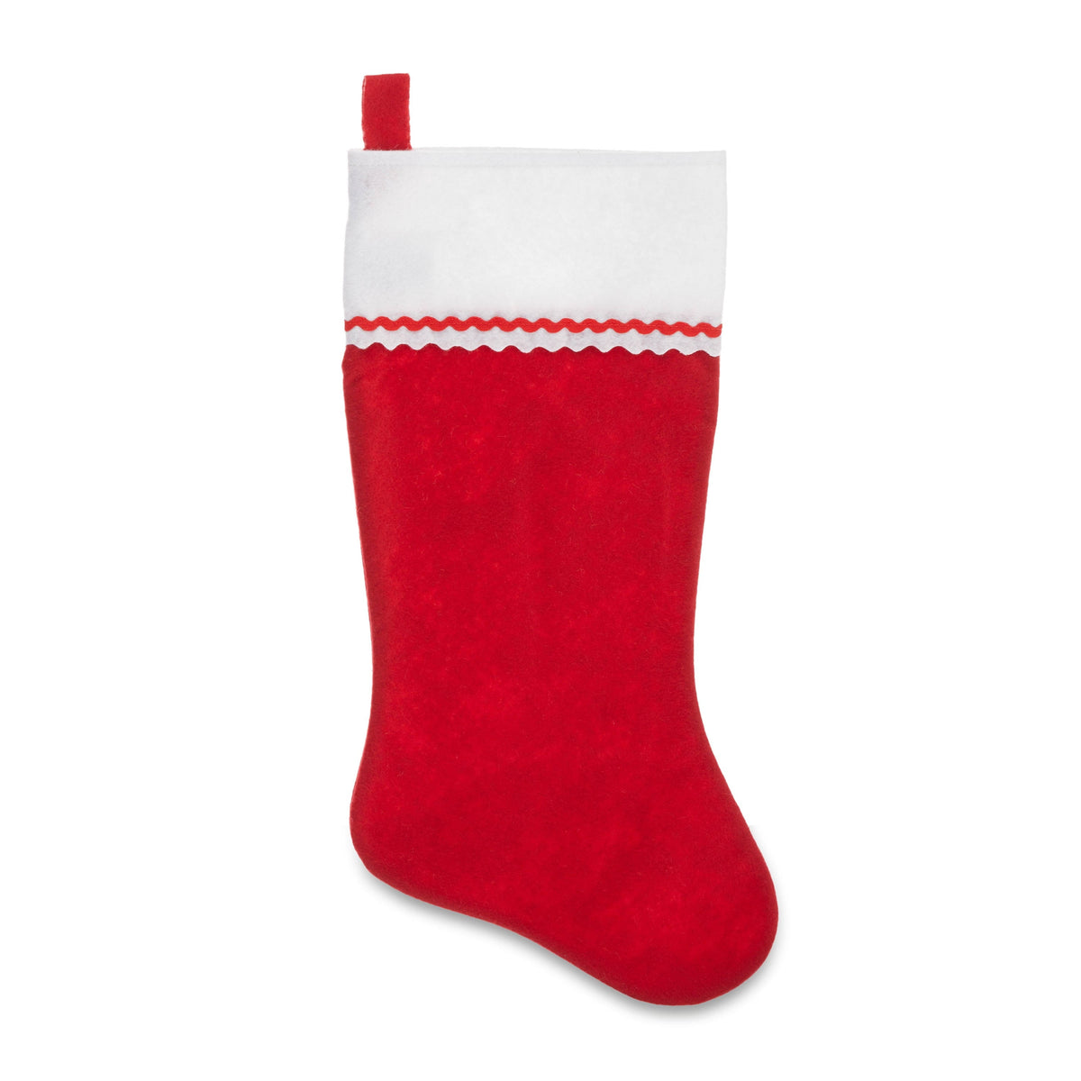 Red Felt Christmas Stocking, 19 inch, by Holiday Time - Product image 1