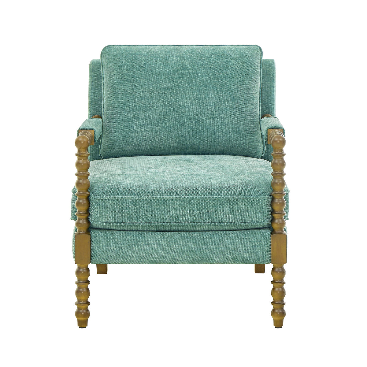 Pioneer Woman Harper Spindle Accent Chair, Jade Fabric Upholstery - Product image 10