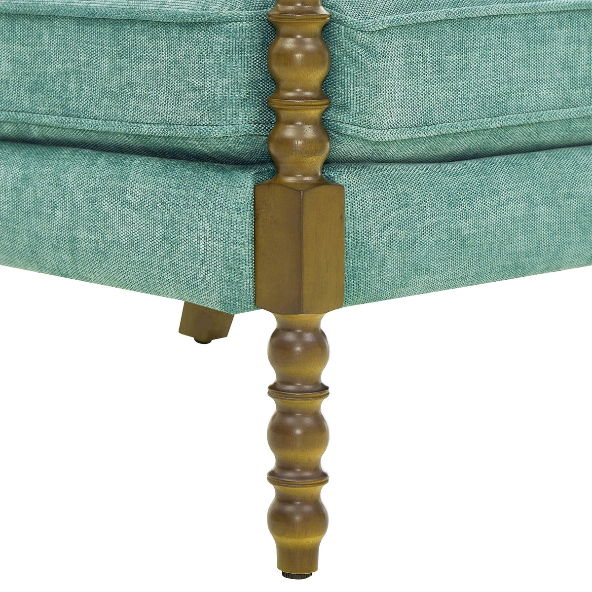 Pioneer Woman Harper Spindle Accent Chair, Jade Fabric Upholstery - Product image 8