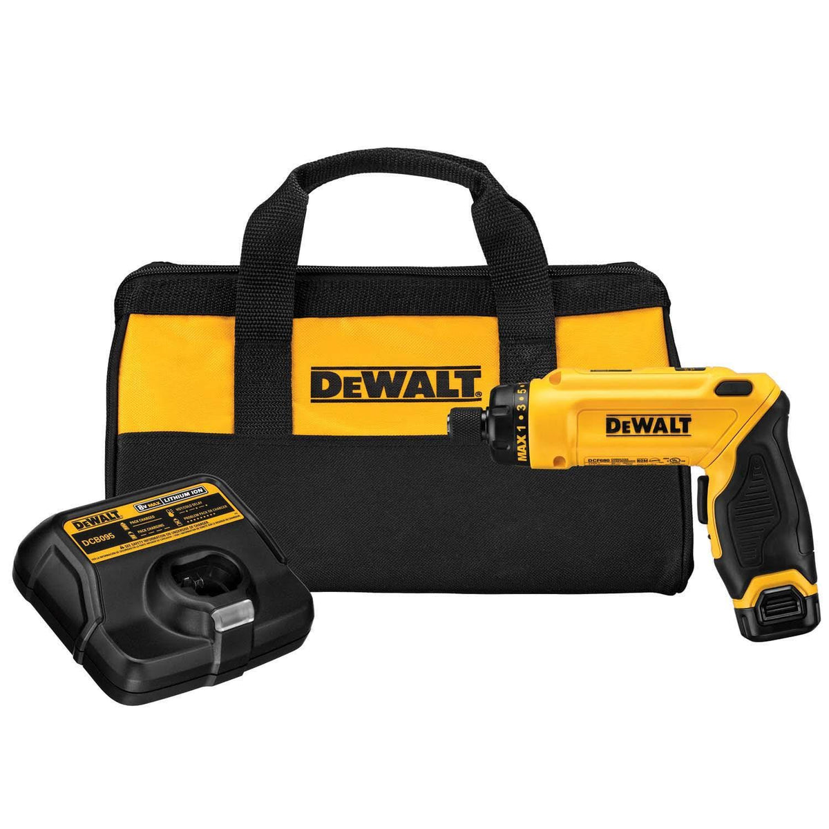 DEWALT - 8 V MAX* Gyroscopic Screwdriver 1 Battery Kit - Product image 1