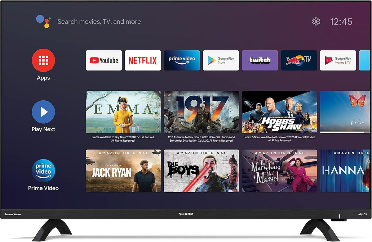 Sharp 32DI6EA – Android TV – 32 Inches (81cm) – Connected TV: Netflix, Youtube, Prime Video