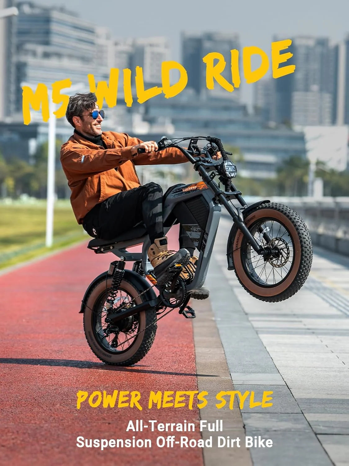 Luckeep M5 Electric Bike for Adults/Teen, 1500W Peak Motor, Max 32MPH, 48V 15AH Battery - Product image 20
