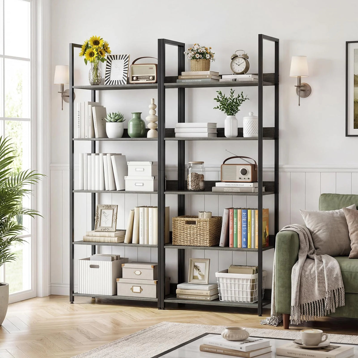 Tangkula 5-Tier Bookshelf for Living Room - Product image 9