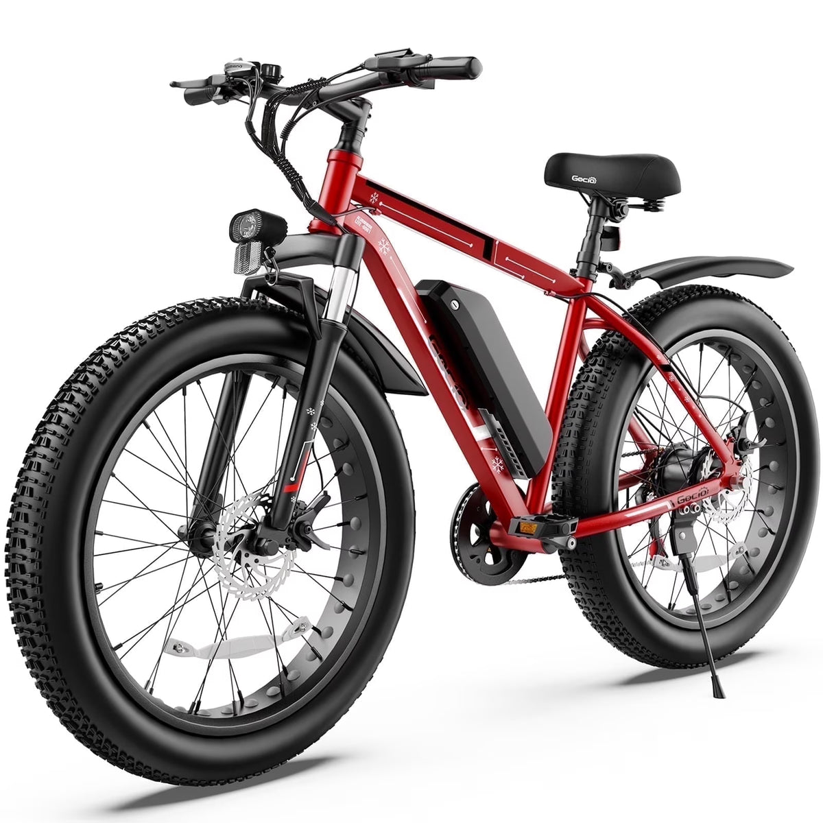 Gocio 26" 4.0 Fat Tire Electric Bike for Adults, 500W Motor, 48V 13ah Battery - Product image 3