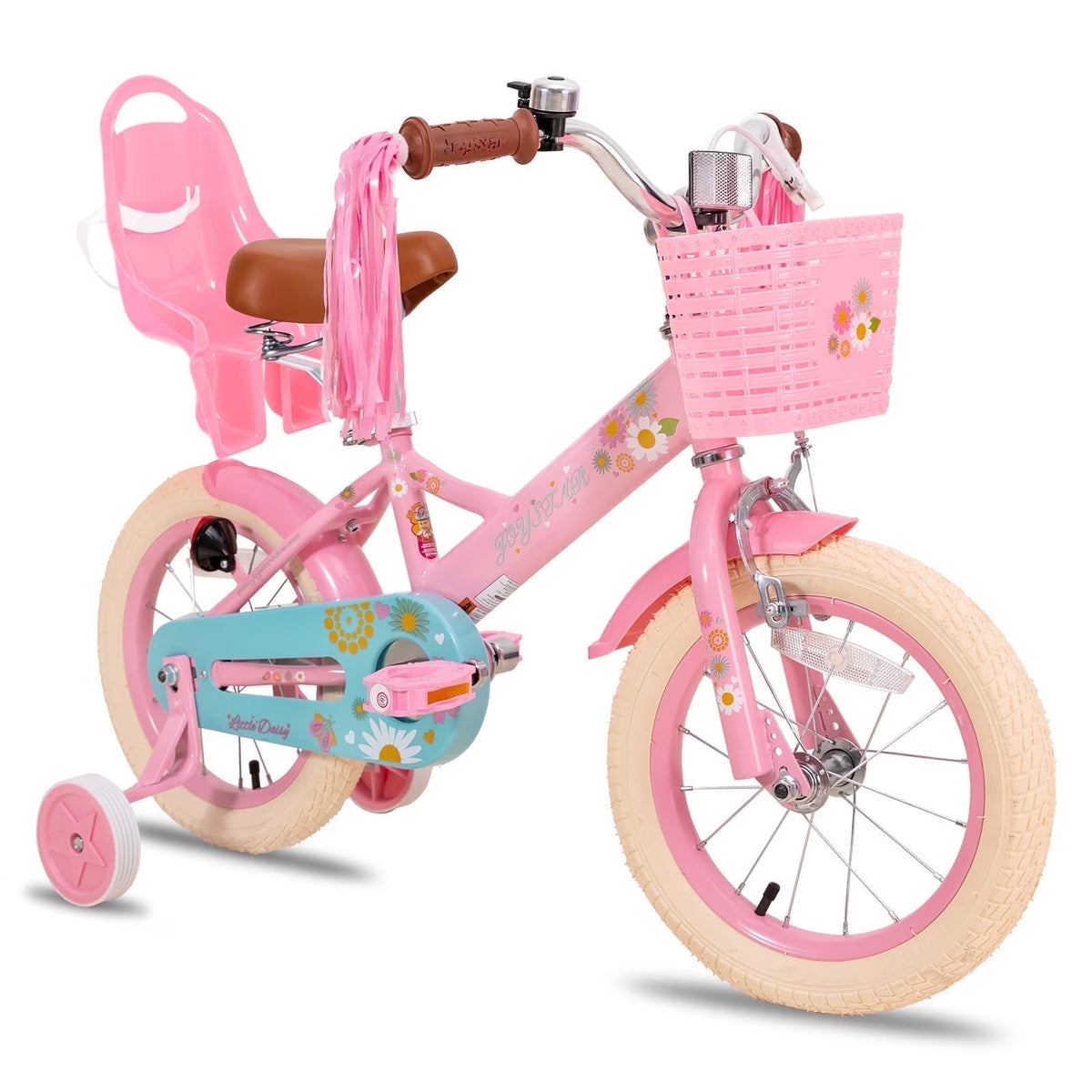 JOYSTAR Little Daisy 14 in Kids Bike for 3 4 5 Years Girls with Handbrake Children Princess Bicycle with - Product image 3