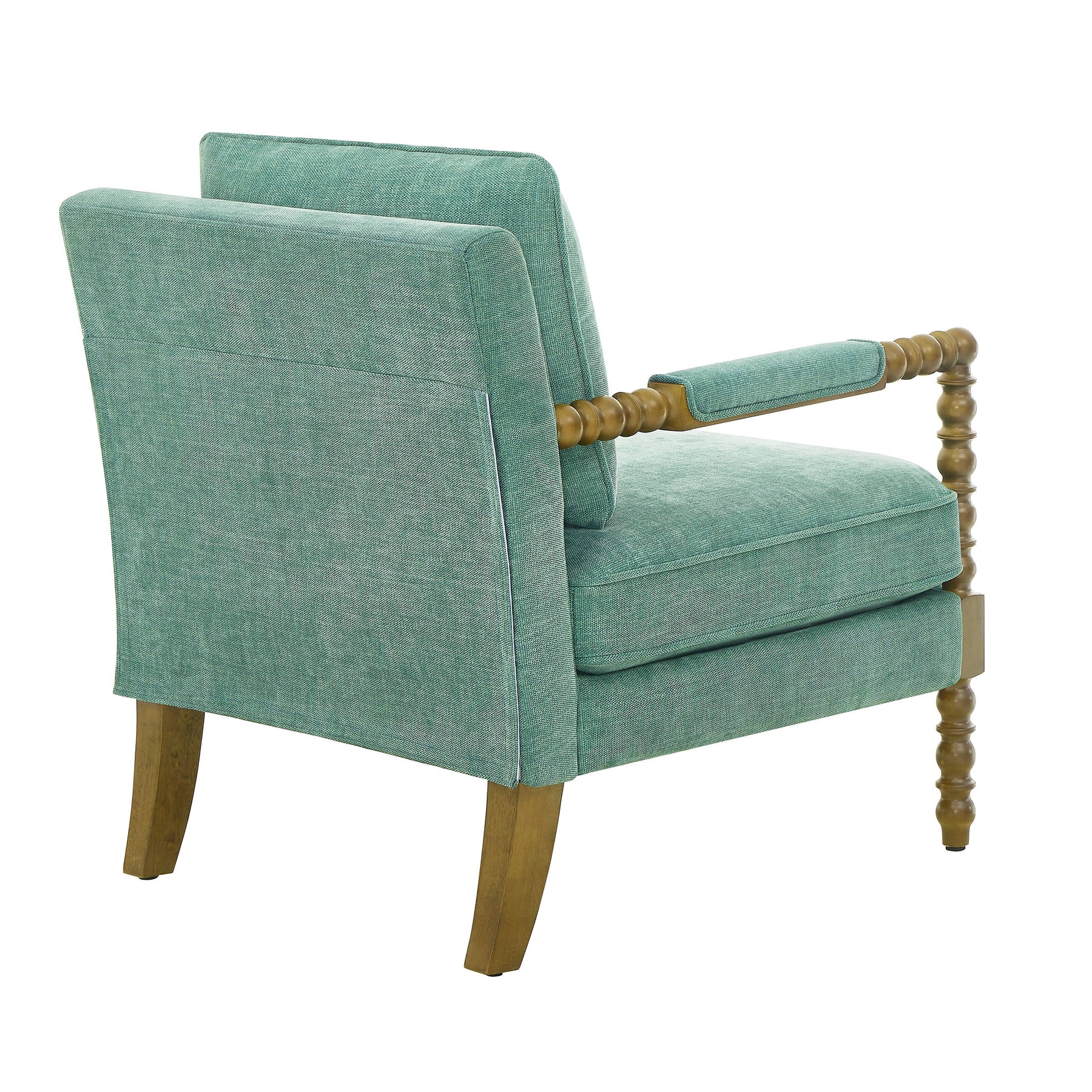 Pioneer Woman Harper Spindle Accent Chair, Jade Fabric Upholstery - Product image 13