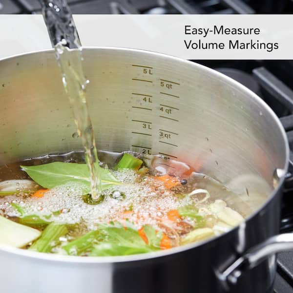 11-Piece 3-Ply Base Stainless Steel Cookware Set. Silver - Product image 8
