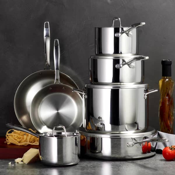Gourmet Tri - Ply Clad 12 - Piece Stainless Steel Cookware Set - Product image 2