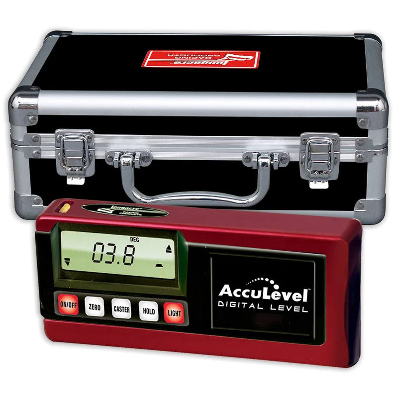 LONGACRE DIGITAL CASTER CAMBER GAUGE W- ACCULEVEL - NO ADAPTER