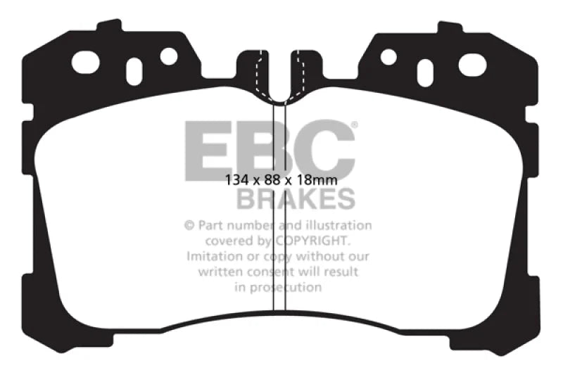 EBC - Front Redstuff Pad PN DP31811C