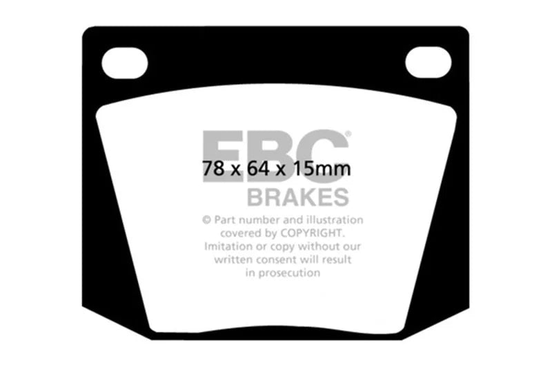EBC - Front Greenstuff Pad PN DP2169