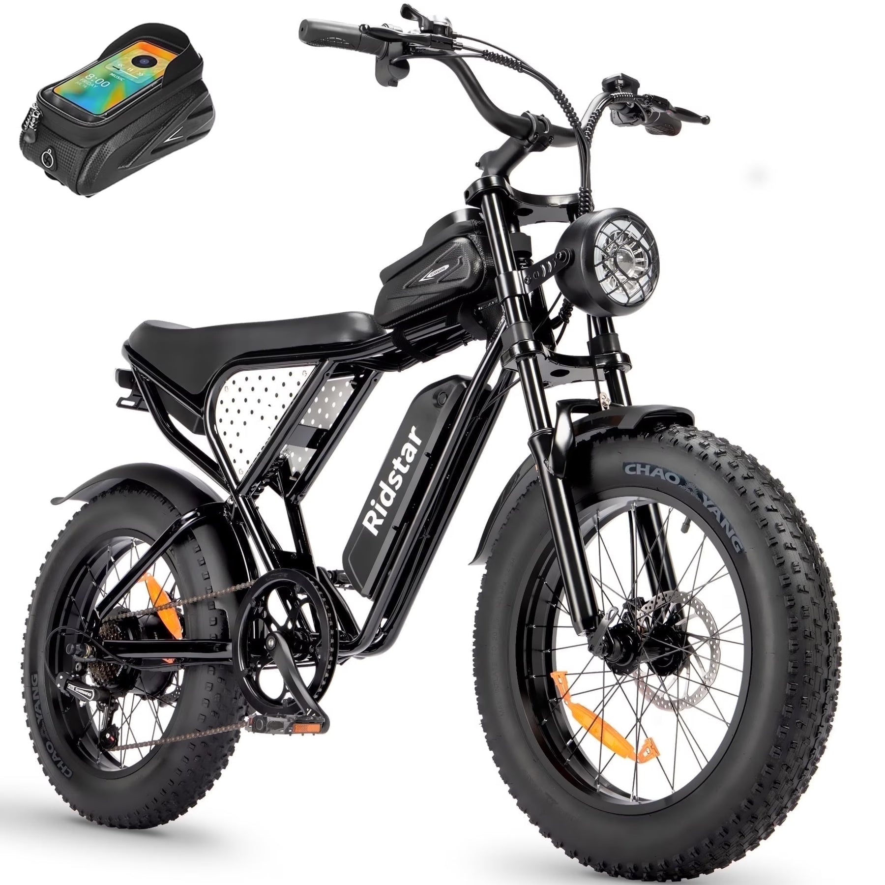 Ridstar Electric Bike for Adults Q20, 1200W 30MPH, 48V 15.6ah Electric Bicycle - Product image 1