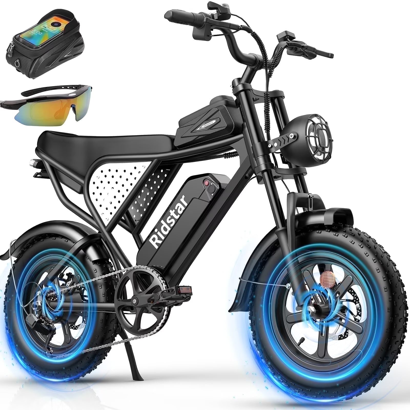 Ridstar Electric Bike for Adults Q20, 1200W 30MPH, 48V 15.6ah Electric Bicycle - Product image 5