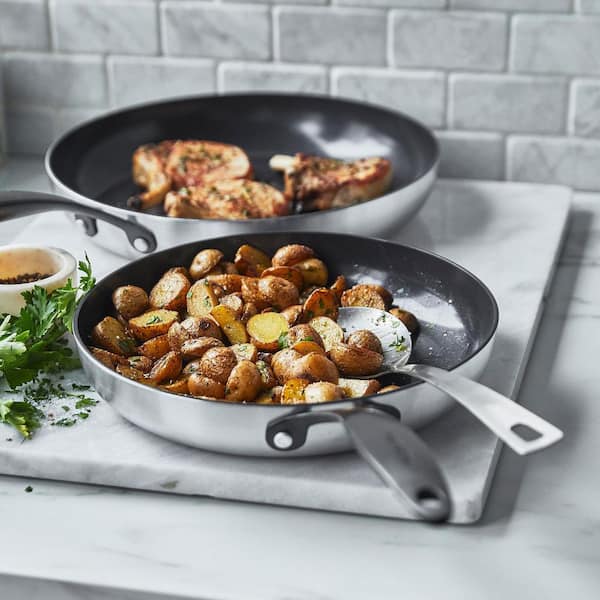 Venice Pro Noir Tri-Ply Stainless Steel Healthy Ceramic Nonstick 13 Piece Cookware Pots and Pans Set - Product image 5