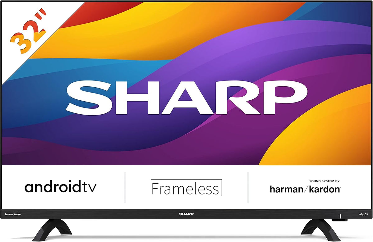 Sharp 32DI6EA – Android TV – 32 Inches (81cm) – Connected TV: Netflix, Youtube, Prime Video
