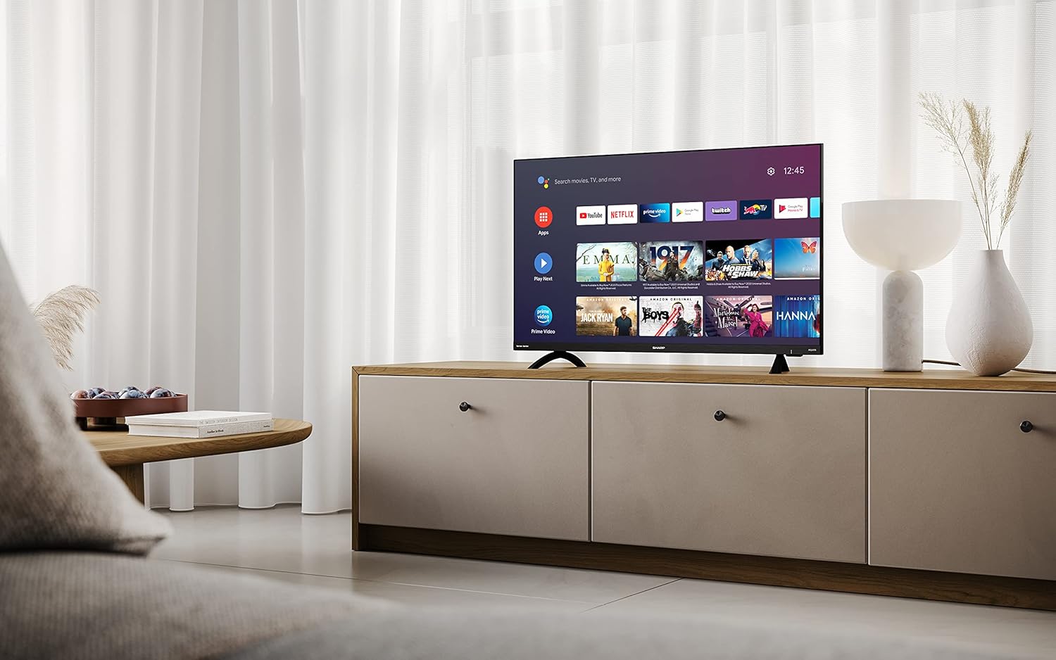 Sharp 32DI6EA – Android TV – 32 Inches (81cm) – Connected TV: Netflix, Youtube, Prime Video