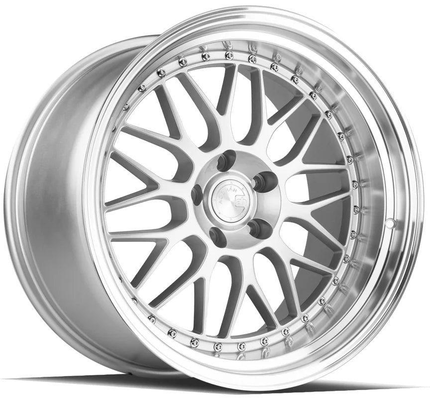 Aodhan AH02 19" 5x114.3 Silver w/ Machined Lip