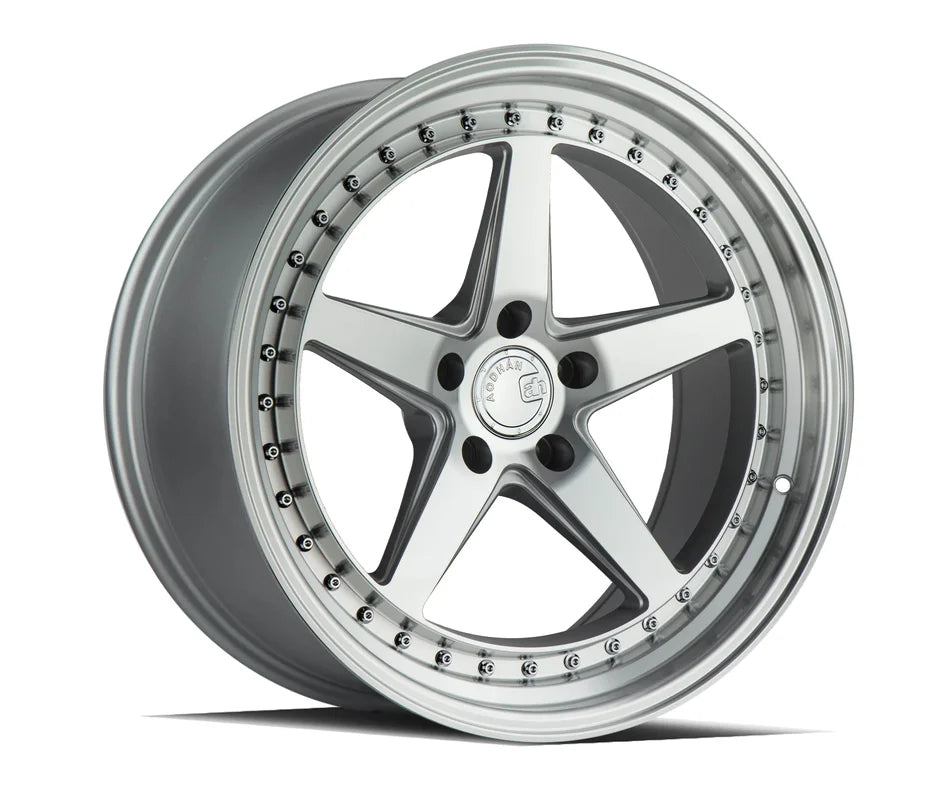 Aodhan DS05 19" 5x114.3 Silver w/Machined Face
