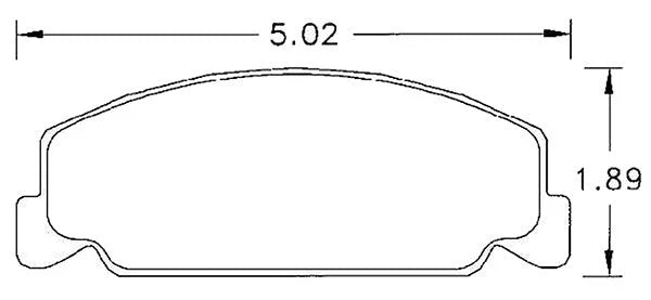 Hawk Performance HB218 Series Brake Pad