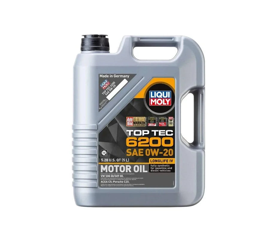 Liqui Moly TOP TEC 6200 0w-20 (5L) - VW/Audi 2018+ 2.0T Gen3B & 1.4T / 2.9T / 3.0T