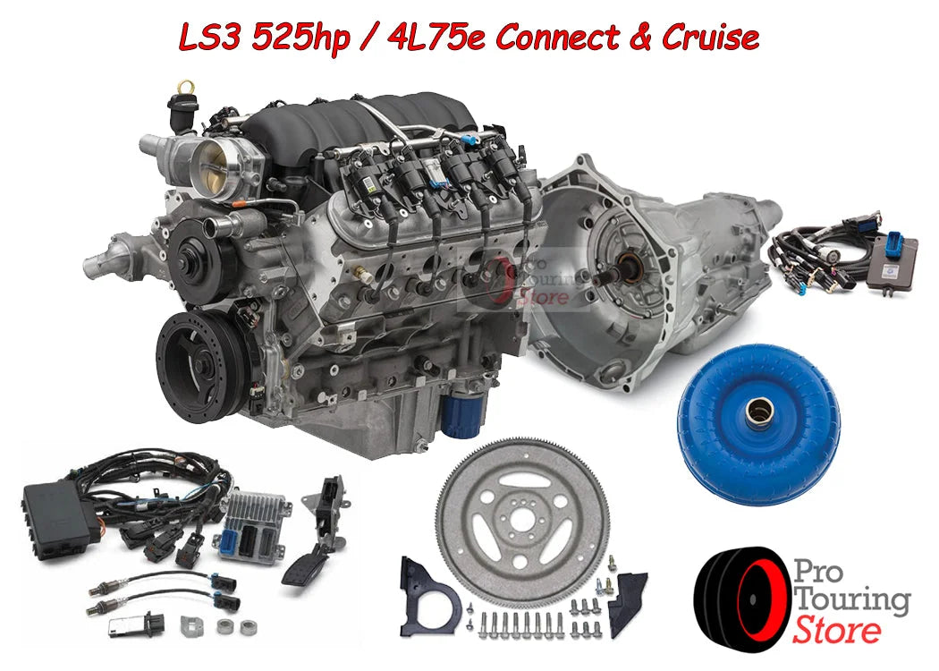 LS3 525hp 4L75e Automatic Connect & Cruise Package