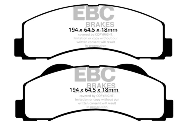EBC - Front Greenstuff Pad PN DP61855