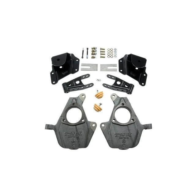 BELLTECH 946 LOWERING KITS Front And Rear Complete Kit W/O Shocks 2005-2006 Chevrolet Silverado/Sierra (Std Cab w/ Factory Front Torsion Bar) 2 in. F/3 in. R drop W/O Shocks