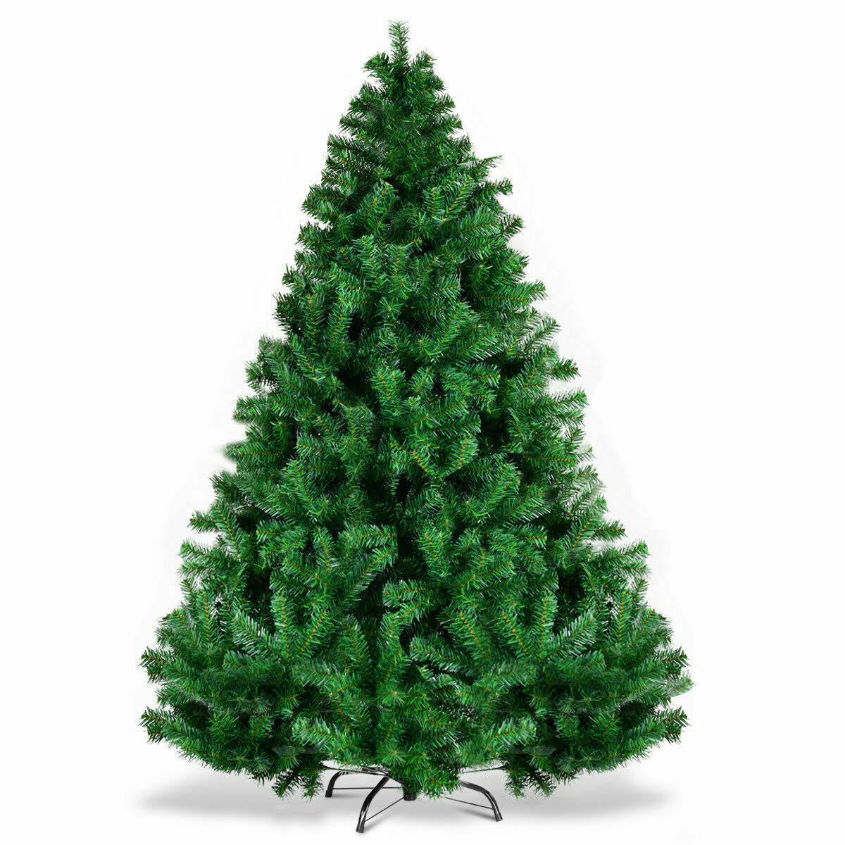 PVC Artificial Christmas Tree Premium Hinged-6 ft - Costway - Product image 1
