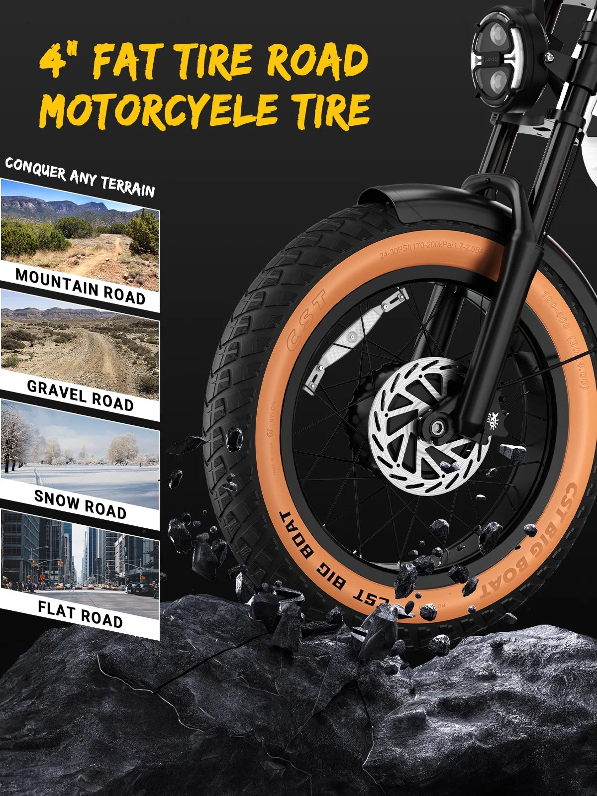 Luckeep M5 Electric Bike for Adults/Teen, 1500W Peak Motor, Max 32MPH, 48V 15AH Battery - Product image 19