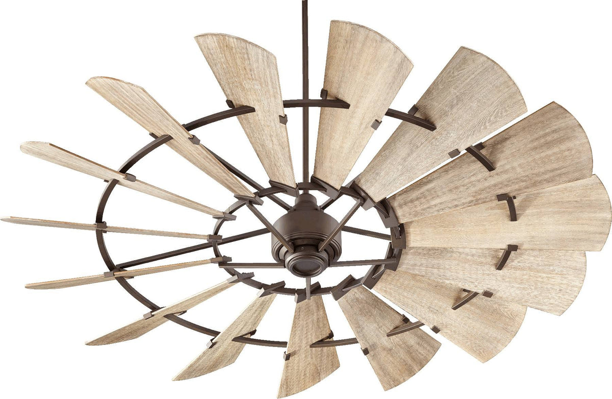 Quorum Windmill 72" Ceiling Fan - Oiled Bronze - 97215-86