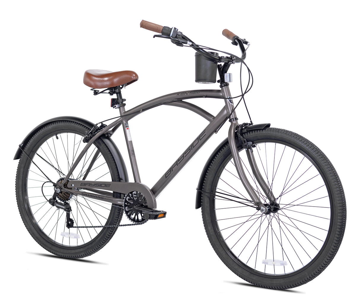 26 In. Bayside Men'S Cruiser Bike, Satin Cocoa - Product image 9